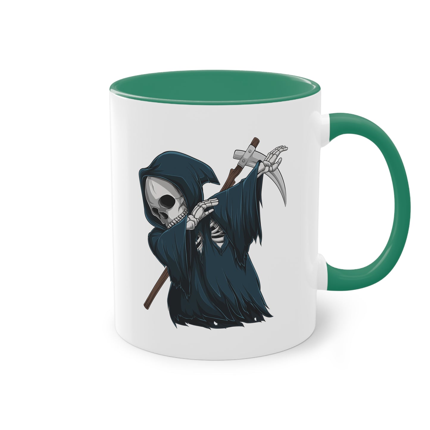 Dappender Sensenmann Tasse - Lustige Halloween Keramik Tasse