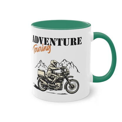 "Adventure Touring" Tasse - Für Motorrad-Abenteurer