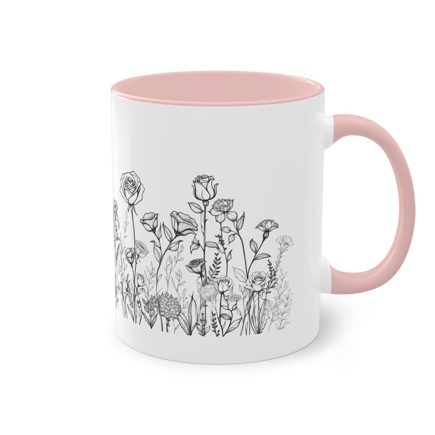 Blumenwiese Tasse - Elegantes Design für Gartenliebhaber