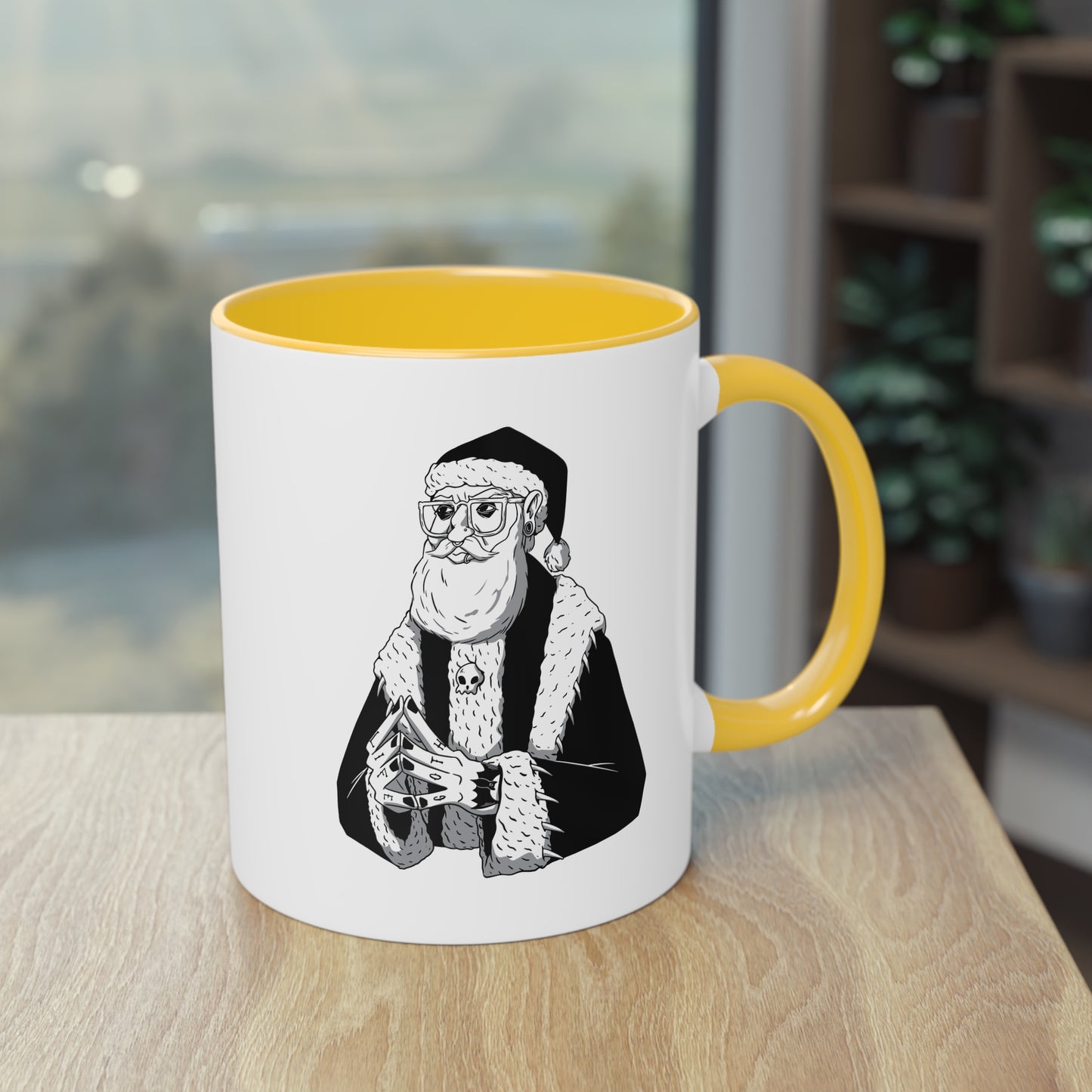 Dunkle Weihnachtsstimmung: Gothic Weihnachtsmann Tasse