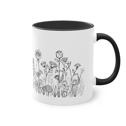 Blumenwiese Tasse - Elegantes Design für Gartenliebhaber