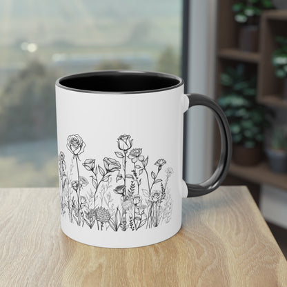 Blumenwiese Tasse - Elegantes Design für Gartenliebhaber