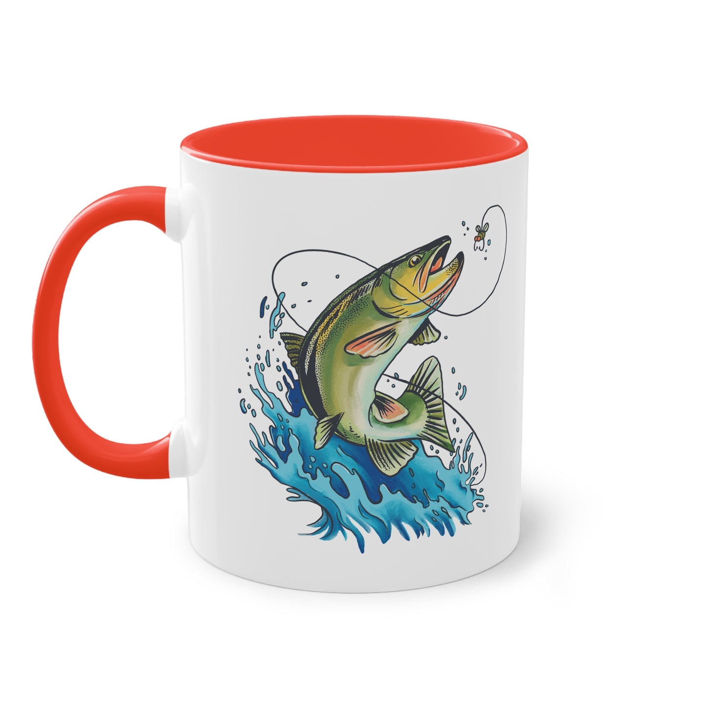 Barsch-Trophäe Tasse - Für wahre Angler mit Leidenschaft