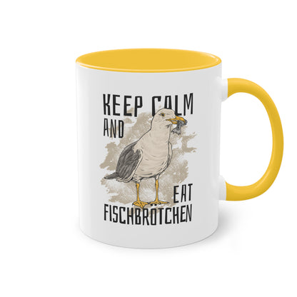 Keep Calm and Eat Fischbrötchen Tasse - Maritimer Genuss für echte Küstenfans