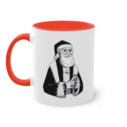 Dunkle Weihnachtsstimmung: Gothic Weihnachtsmann Tasse