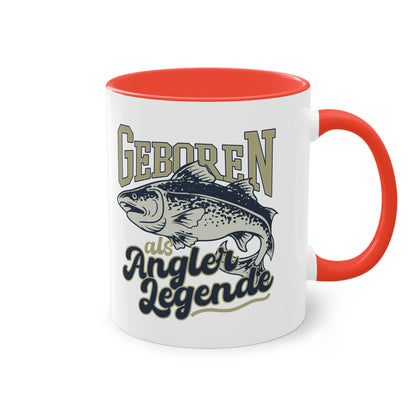 Geboren als Angler Legende Tasse - Perfekt für passionierte Angler