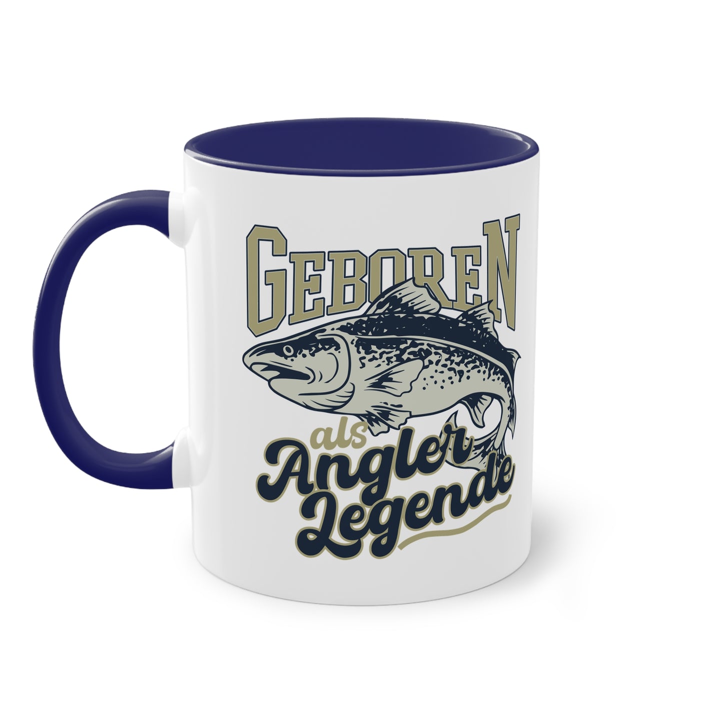 Geboren als Angler Legende Tasse - Perfekt für passionierte Angler