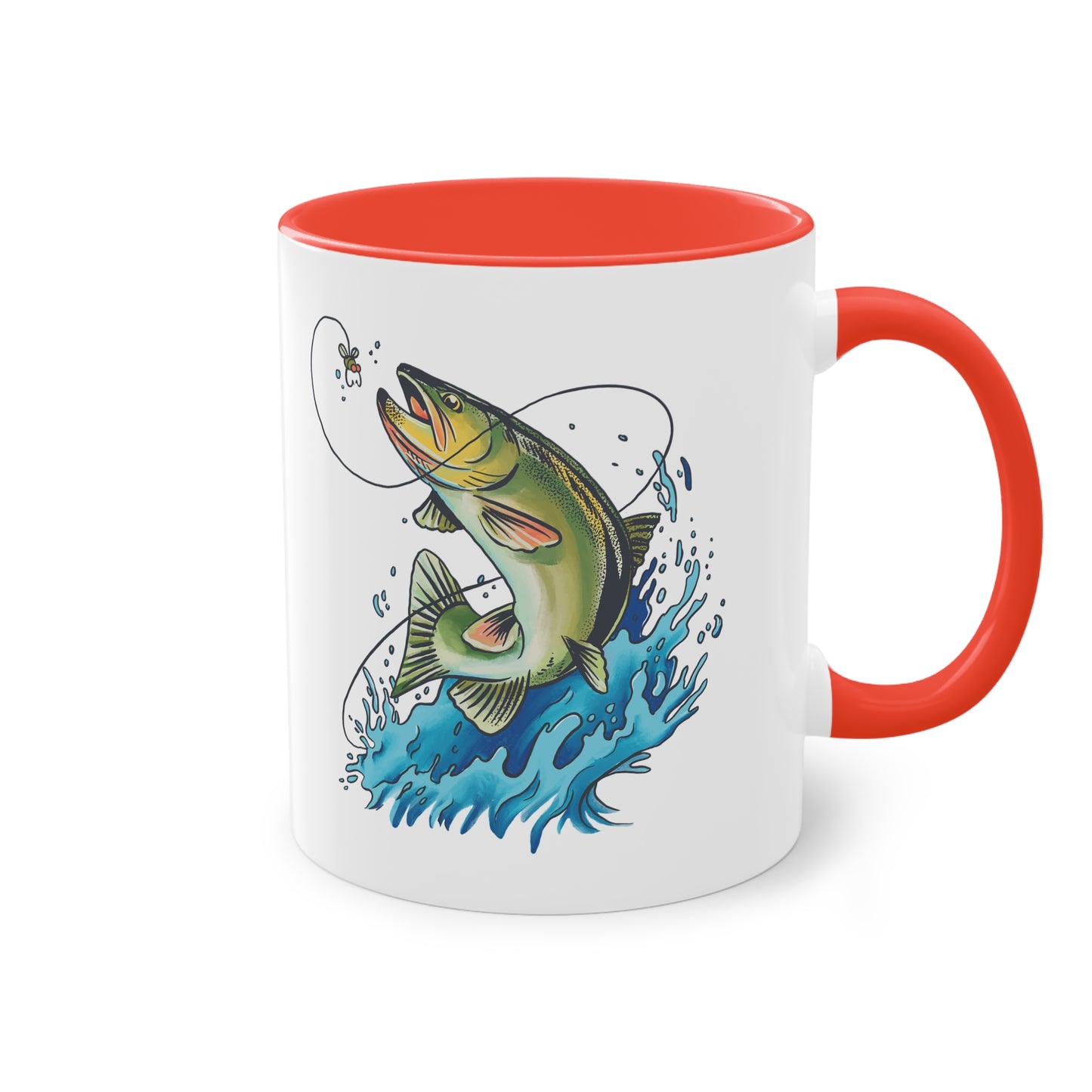 Barsch-Trophäe Tasse - Für wahre Angler mit Leidenschaft