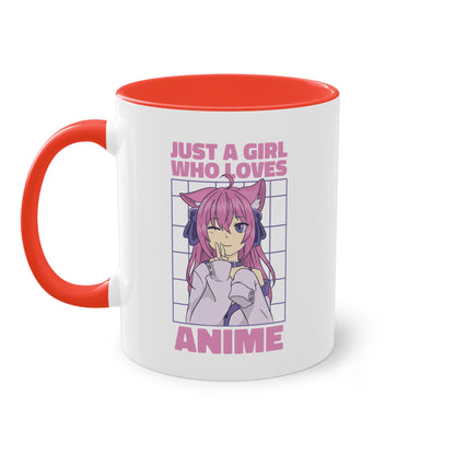 Anime-Liebhaberin - Die Manga/Anime-Tasse mit Otaku Girl