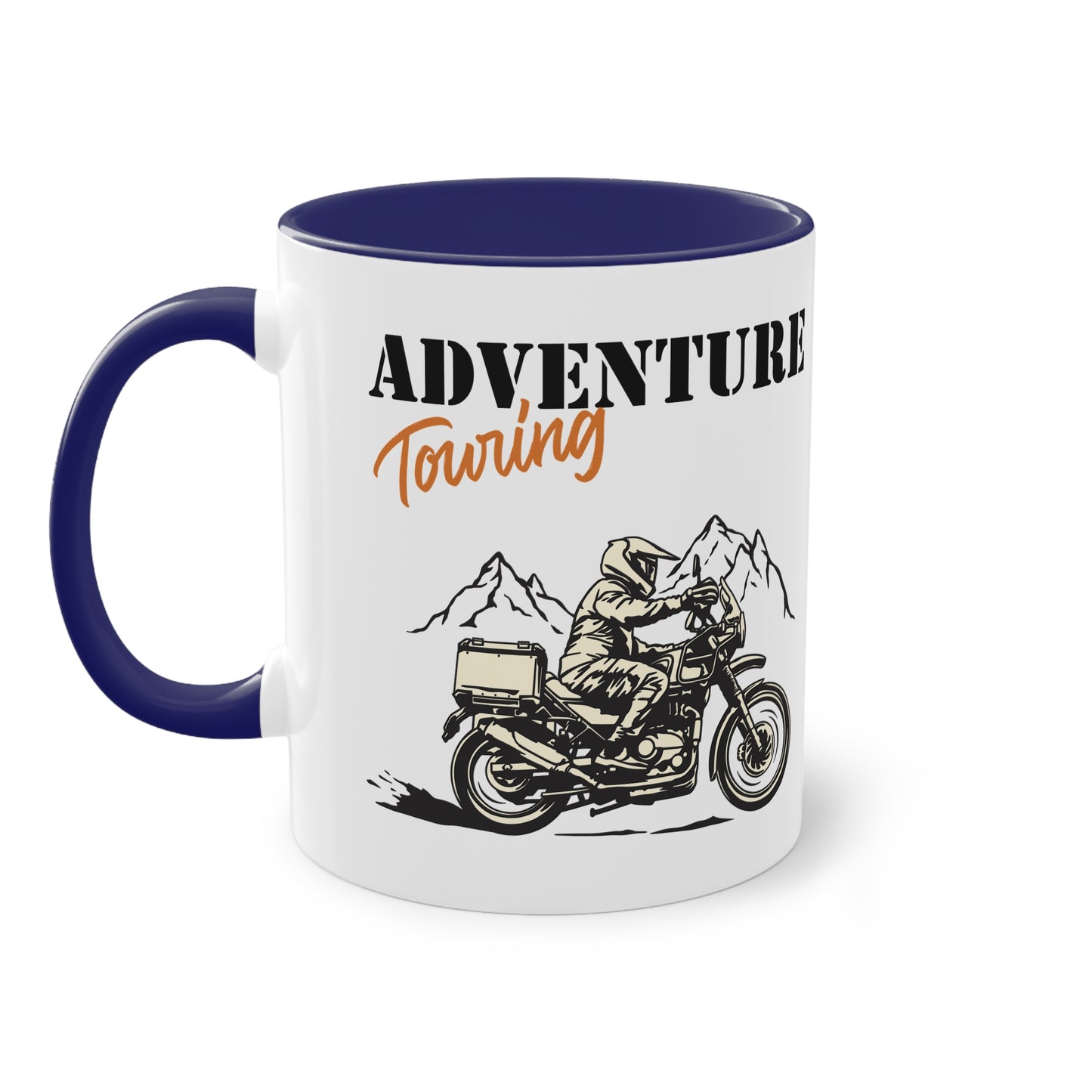 "Adventure Touring" Tasse - Für Motorrad-Abenteurer