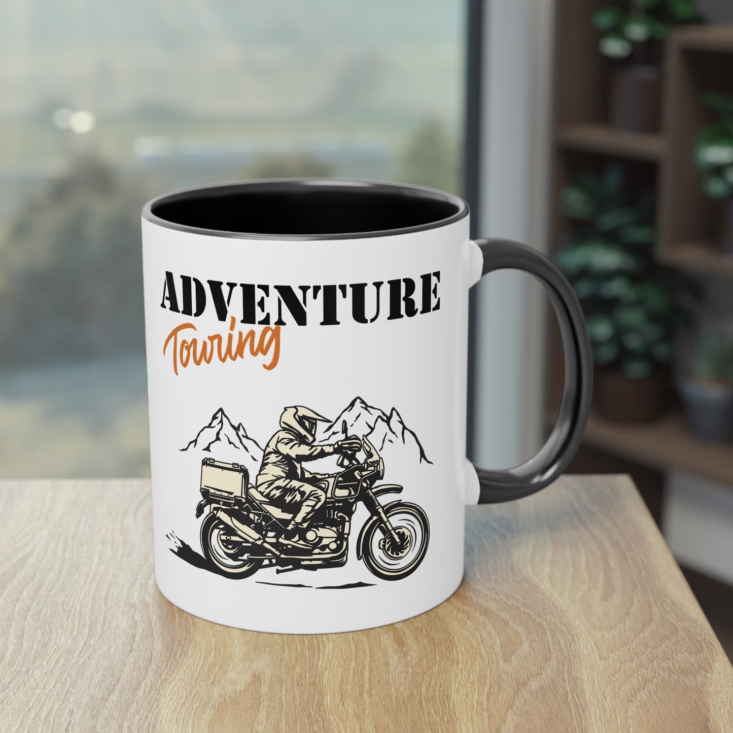 "Adventure Touring" Tasse - Für Motorrad-Abenteurer