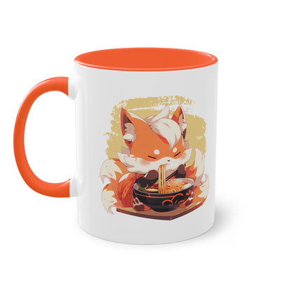 Fuchs Ramen Tasse - Niedliche Anime/Manga Tasse mit Fuchs und Ramen Design