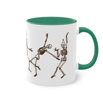 Halloween Tasse - Tanzende Skelette für Spooky Vibes