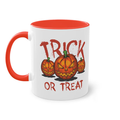 Trick or Treat Tasse - Gruselige Halloween Keramik Tasse