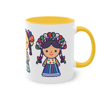 Petra Puppen Tasse - Traditionelle Handwerkskunst aus Mexiko