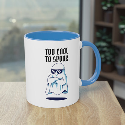 "Too Cool to Spook" Tasse - Für alle, die einfach zu cool für Grusel sind