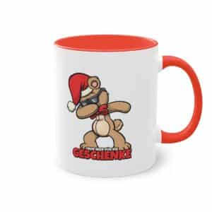 Dappender Weihnachts Teddybär: Nur für die Geschenke hier Tasse