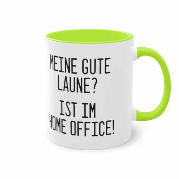 Meine gute Laune? Ist im Home Office!