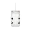 Mason Jar Trinkglas "Shut Up Madafaka" - Coole Katze mit Sonnenbrille