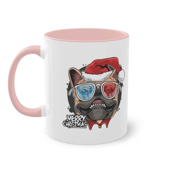 Festliche Mopsfreude: Merry Christmas Tasse