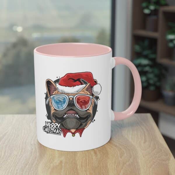 Festliche Mopsfreude: Merry Christmas Tasse