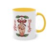 Böse und Brav im Weihnachtsstil: Naughty & Nice Tasse