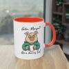 "Guten Morgen? Ganz dünnes Eis!" Tasse - Lustiges Schweinchen mit Kaffee