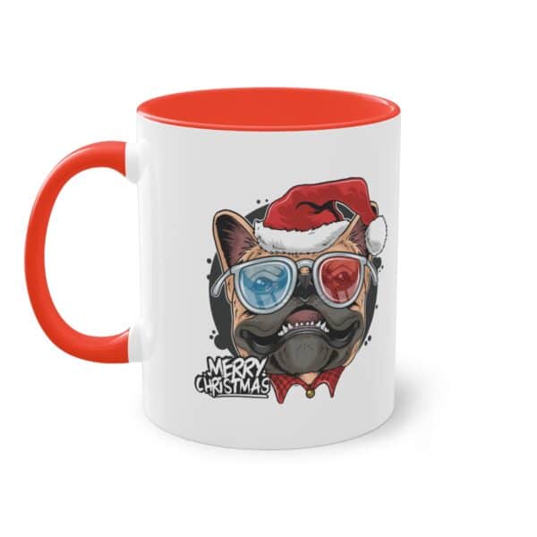 Festliche Mopsfreude: Merry Christmas Tasse