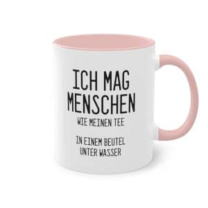 Teebeutel-Philosophie: Ich mag Menschen wie meinen Tee Tasse