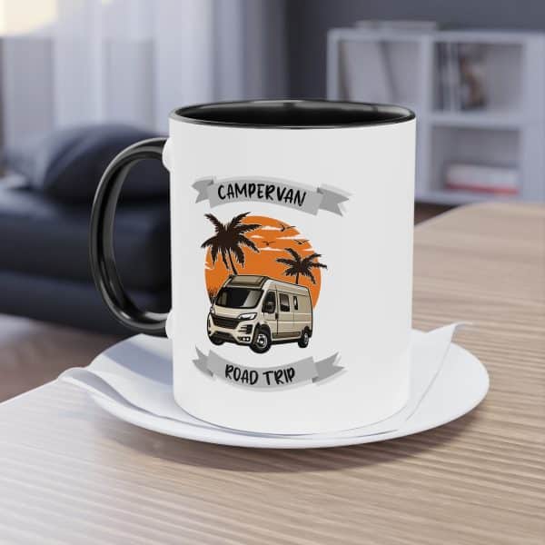 Unterwegs im Campervan: Road Trip Abenteuer Tasse