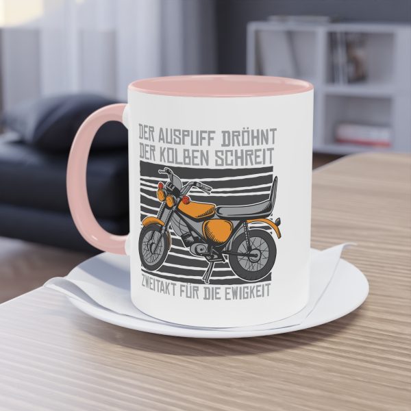 2-Takt für die Ewigkeit - die Moped Tasse für Zweitakter Fans