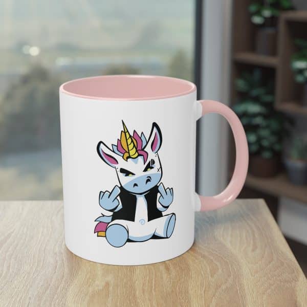 Rebellisches Punk-Einhorn - Die Tasse für charakterstarke Morgen