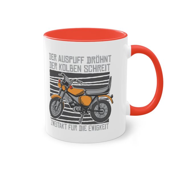 2-Takt für die Ewigkeit - die Moped Tasse für Zweitakter Fans