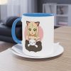 Katzenliebe im Manga-Stil - Die Anime Girl & Katzenfreundschaft Tasse