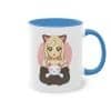 Katzenliebe im Manga-Stil - Die Anime Girl & Katzenfreundschaft Tasse