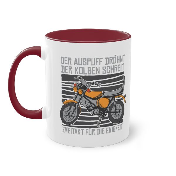 2-Takt für die Ewigkeit - die Moped Tasse für Zweitakter Fans