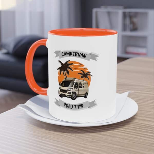 Unterwegs im Campervan: Road Trip Abenteuer Tasse