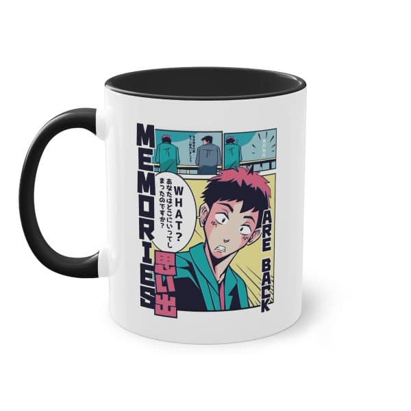 Anime Tasse mit Otaku boy - "Erinnerungen kehren zurück"