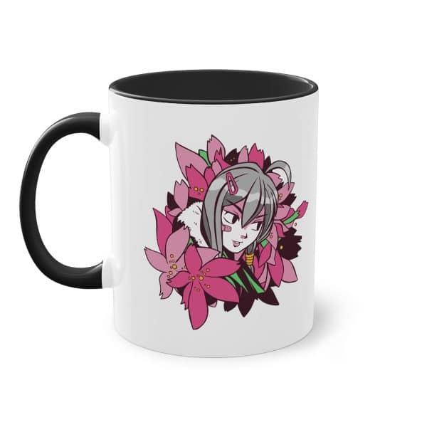 Blüten der Leidenschaft - Die Otaku-Tasse mit Anime Girl