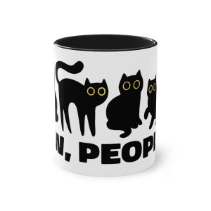 Die Katzen-Tasse mit "Ew People"-Spruch