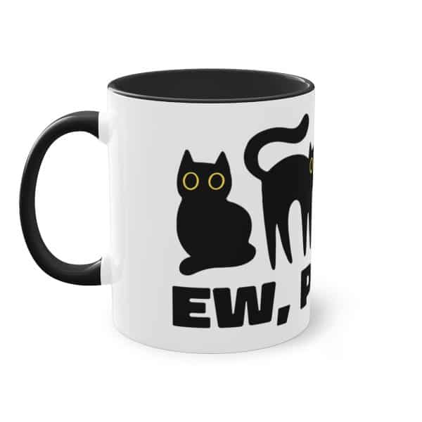 Die Katzen-Tasse mit "Ew People"-Spruch