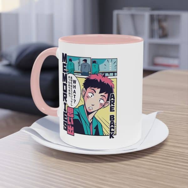 Anime Tasse mit Otaku boy - "Erinnerungen kehren zurück"