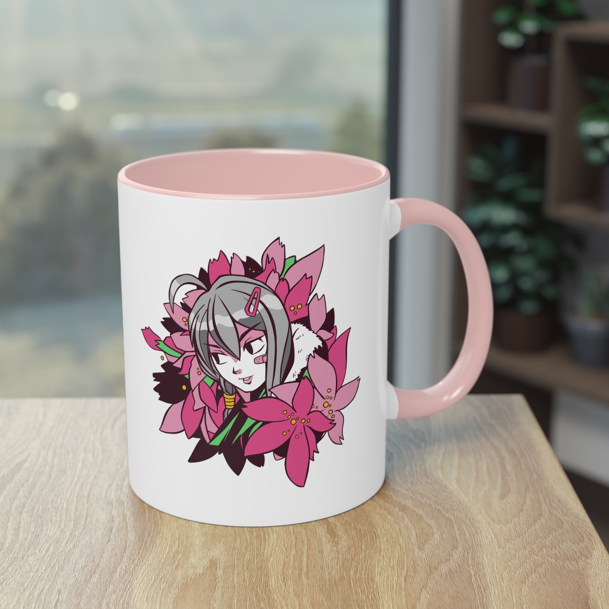 Blüten der Leidenschaft - Die Otaku-Tasse mit Anime Girl