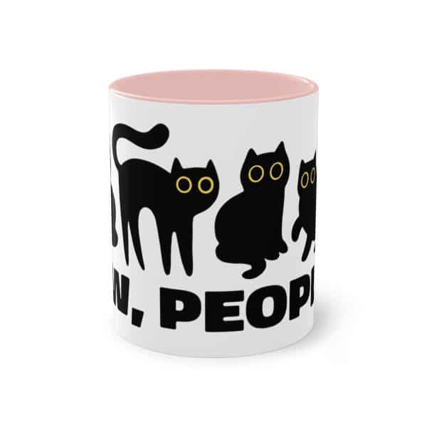 Die Katzen-Tasse mit "Ew People"-Spruch