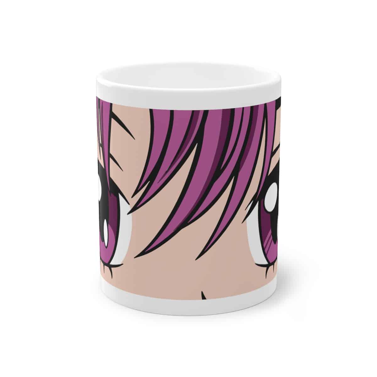 Geheimnisvolle Blicke - Kunstvolle Anime-Augen Tasse