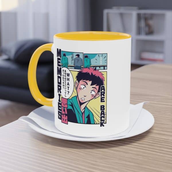 Anime Tasse mit Otaku boy - "Erinnerungen kehren zurück"