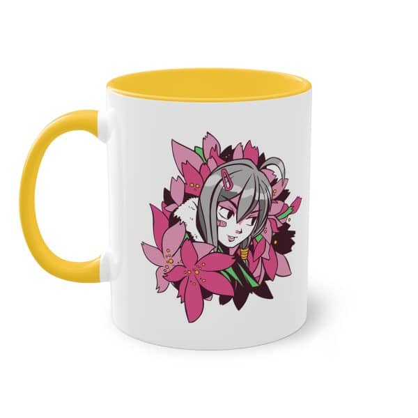 Blüten der Leidenschaft - Die Otaku-Tasse mit Anime Girl