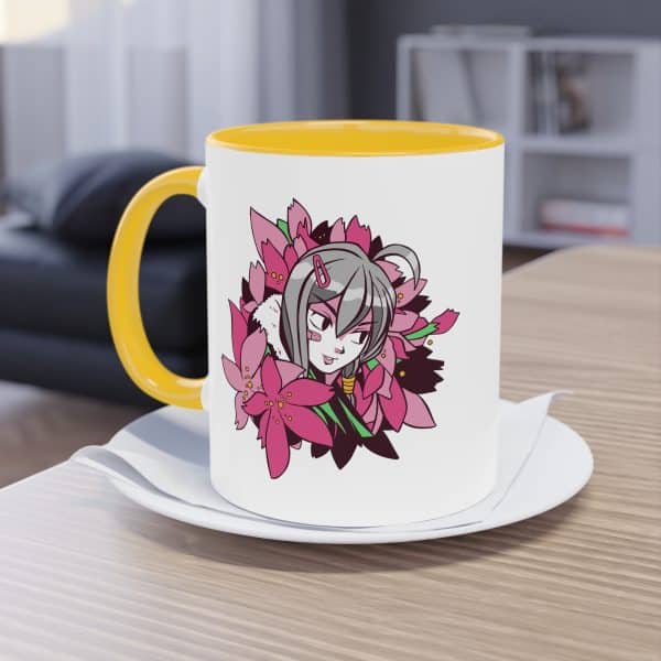 Blüten der Leidenschaft - Die Otaku-Tasse mit Anime Girl