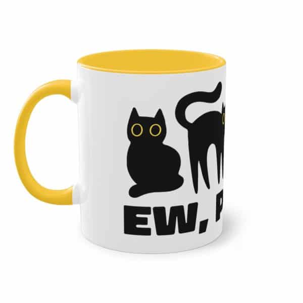 Die Katzen-Tasse mit "Ew People"-Spruch