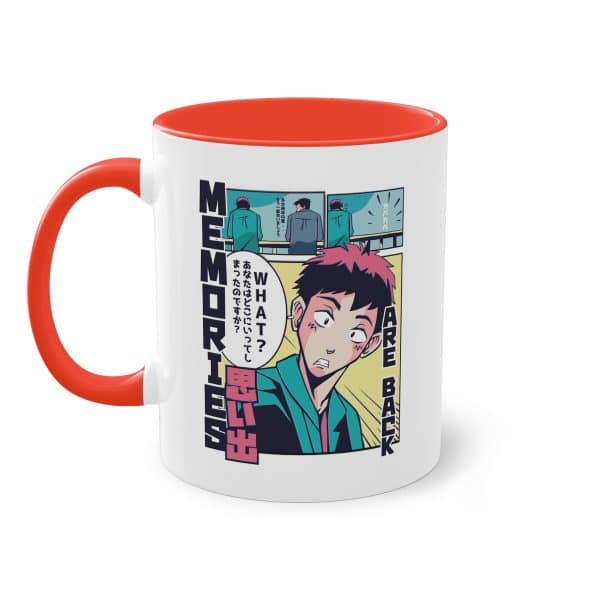 Anime Tasse mit Otaku boy - "Erinnerungen kehren zurück"